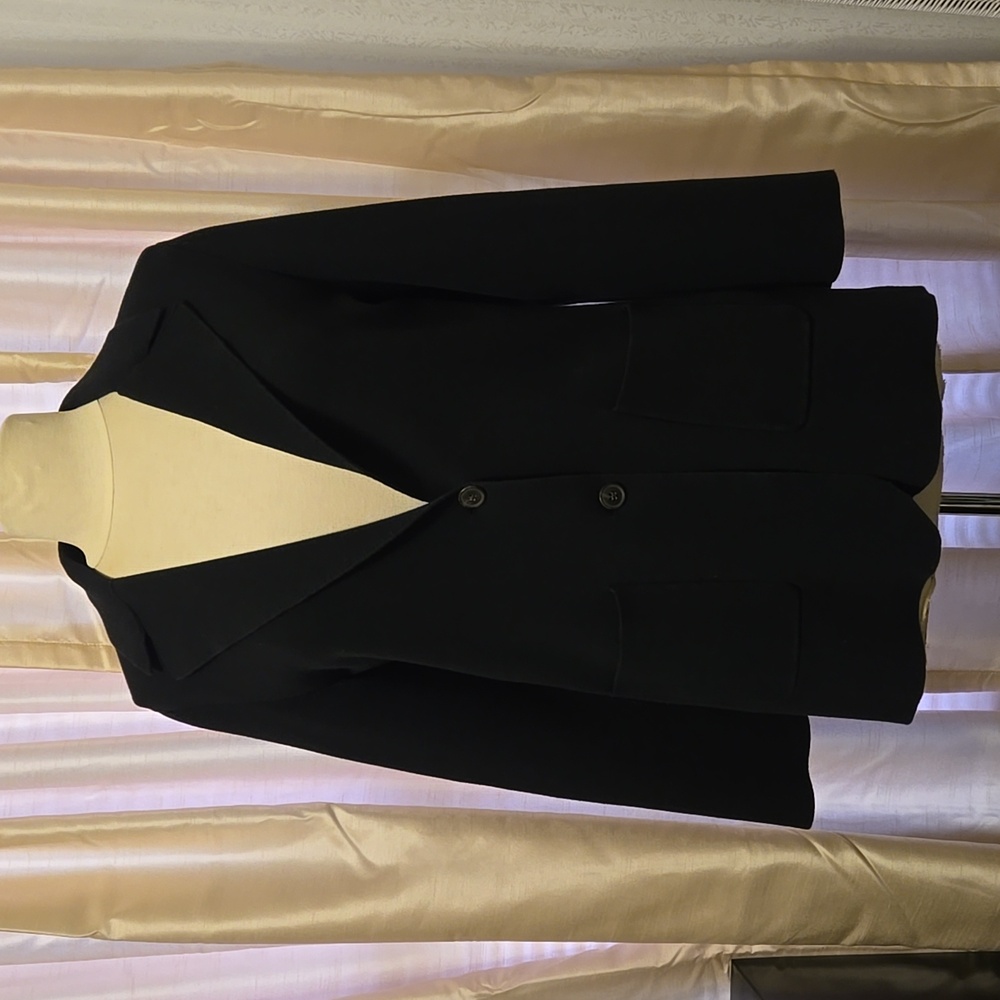 Banana Republic Milano Sweater Blazer Black Cardigan Small S